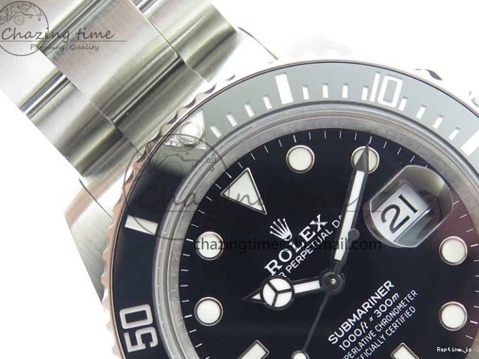 0102 Upgraded Submariner 41mm 126610 LN BP Maker Black Dial on SS Bracelet A 2592